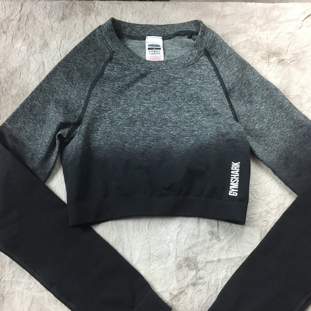 Women’s Gymshark Seamless Adapt Long Sleeve Crop Top Sz XS No Flaws